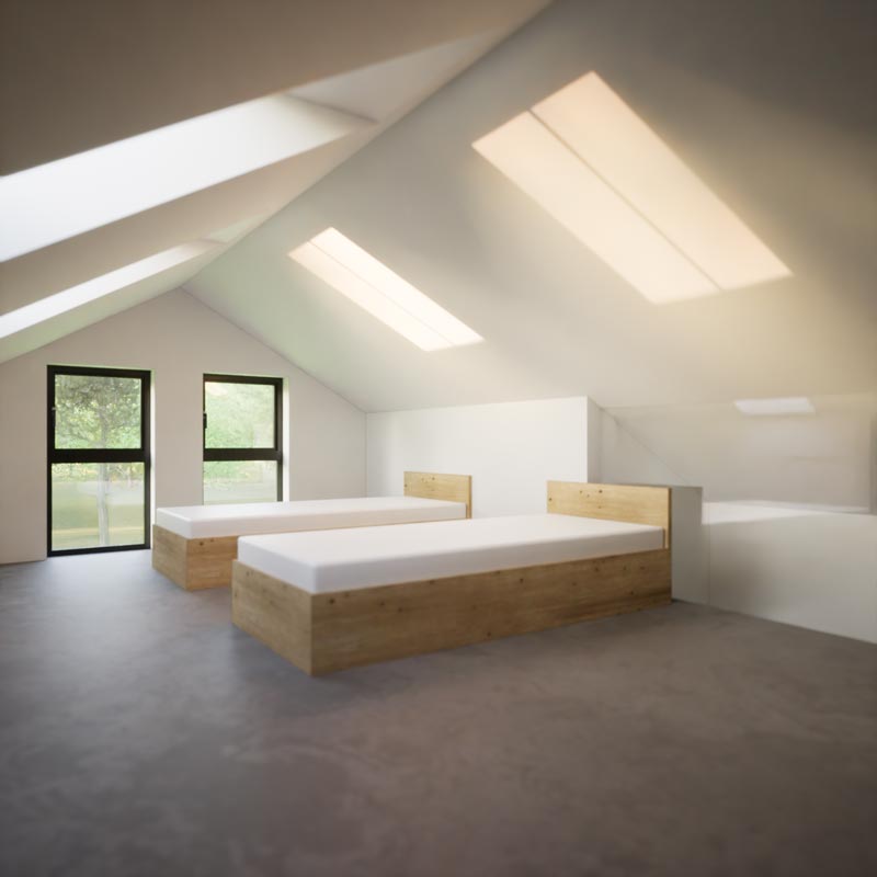 Daalmann Modulbau Typ A Schlafzimmer