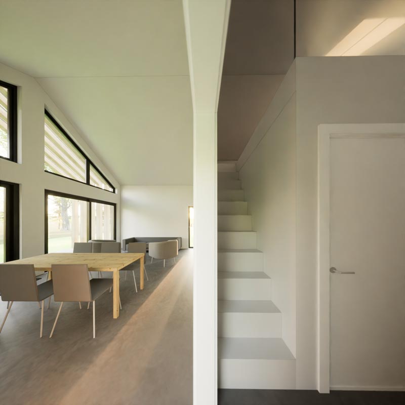 Daalmann Modulbau Typ A Innenansicht Treppe