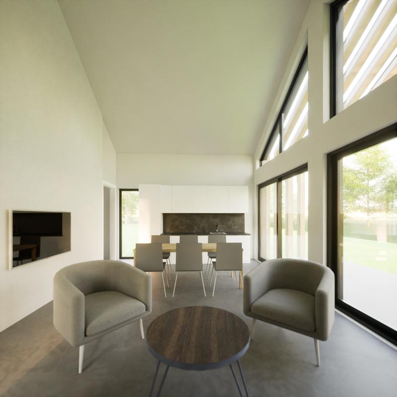 Daalmann Modulbau Typ A Wohnzimmer