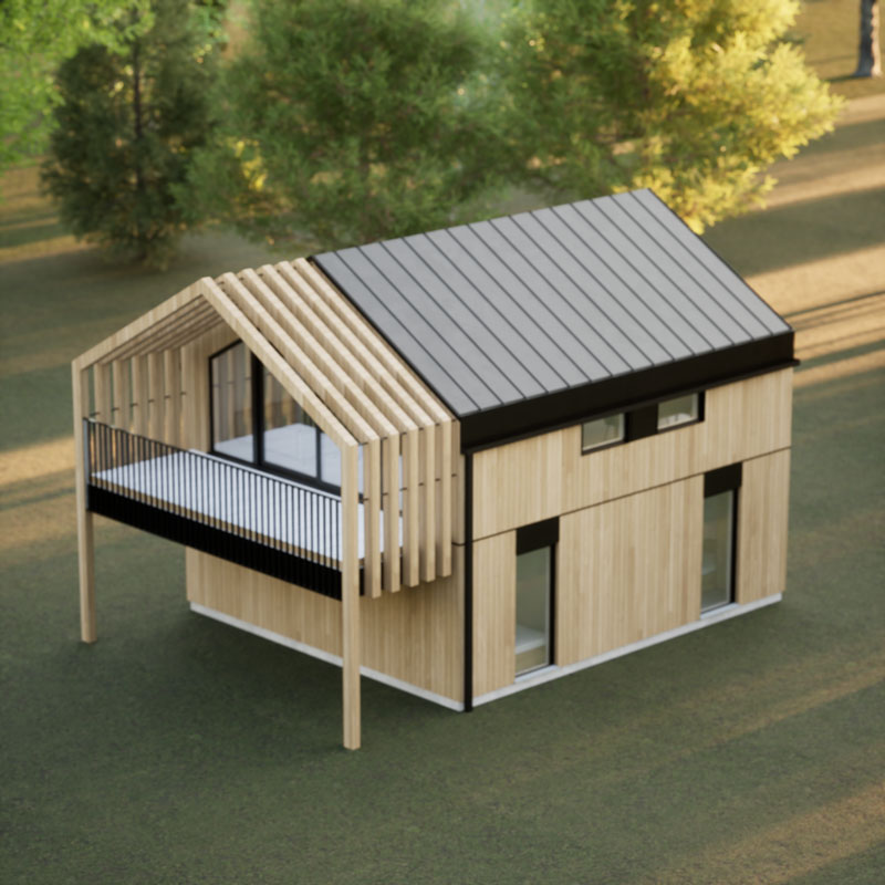 Daalmann Modulbau Typ B Luftbild