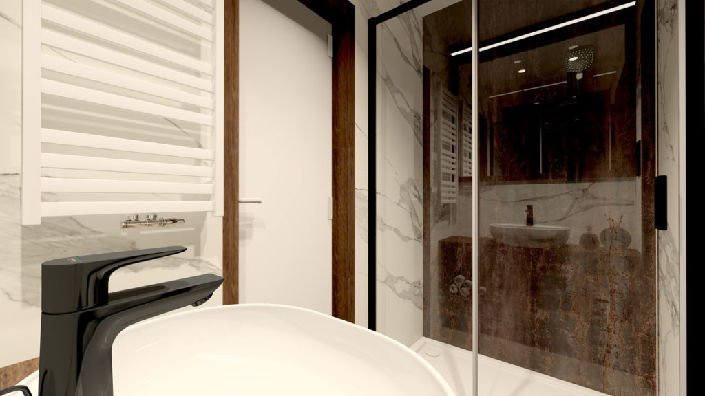 Daalmann Modulbau Typ C Badezimmer mit Dusche